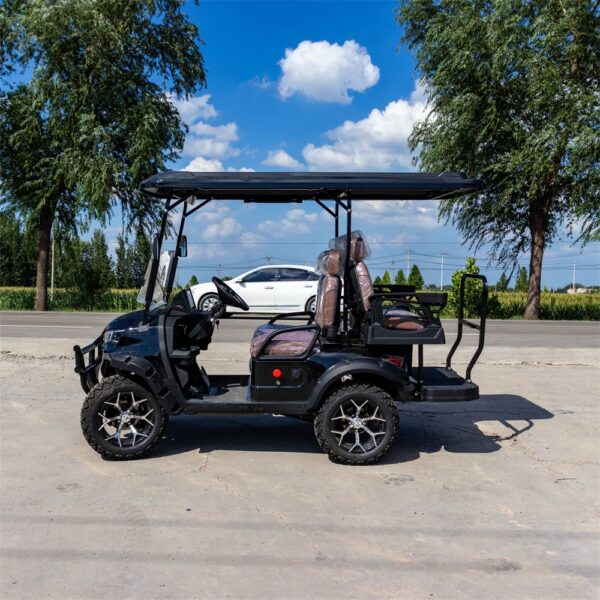 premium 4 seater electric golf cart | luxury comfort & full oem custom service for resorts