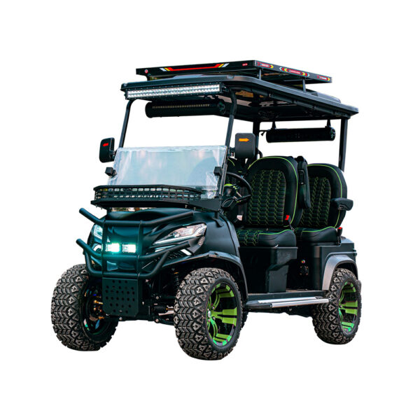 4 seater luxury electric golf cart | full oem customization, premium leather seats for 5 star resorts & private clubs