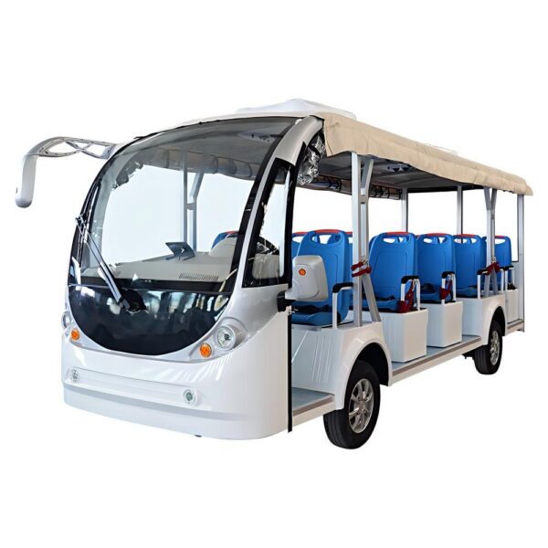 14 seater electric sightseeing bus | large capacity, stable & comfortable for scenic areas, parks & campus shuttle