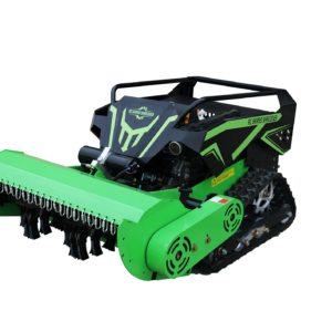 d2 twin cylinder tracked lawn mower | high power, low noise, efficient cutting for large commercial venues, orchards & hilly areas