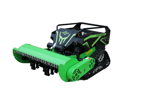 d2 twin cylinder tracked lawn mower | high power, low noise, efficient cutting for large commercial venues, orchards & hilly areas