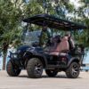 premium 4 seater electric golf cart | luxury comfort & full oem custom service for resorts