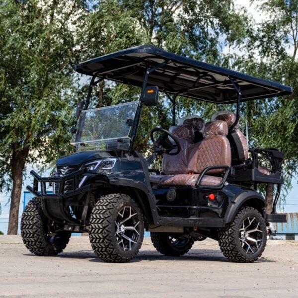 premium 4 seater electric golf cart | luxury comfort & full oem custom service for resorts