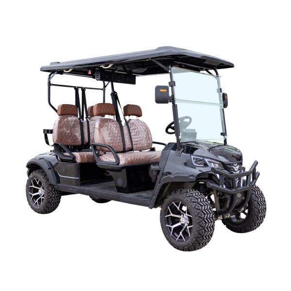 4 seater off road electric golf cart | high traction for mountain golf courses & scenic areas