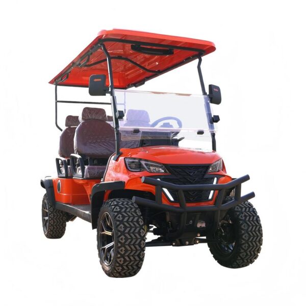 4 seater luxury electric golf cart | full oem customization, premium leather seats for 5 star resorts & private clubs
