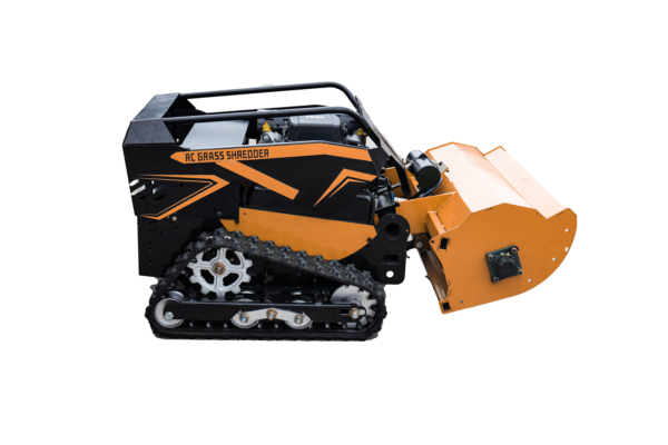 d2 twin cylinder tracked lawn mower | high power, low noise, efficient cutting for large commercial venues, orchards & hilly areas