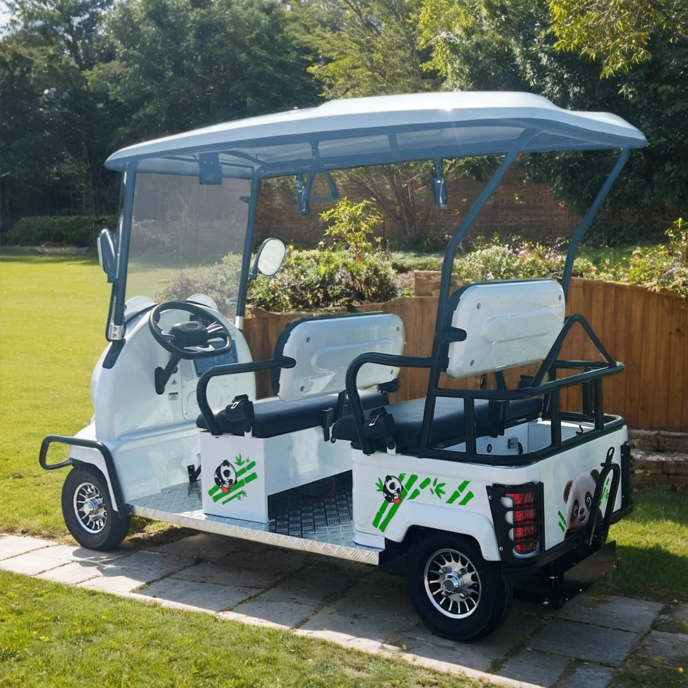 4 seater off road electric golf cart | high traction for mountain golf courses & scenic areas