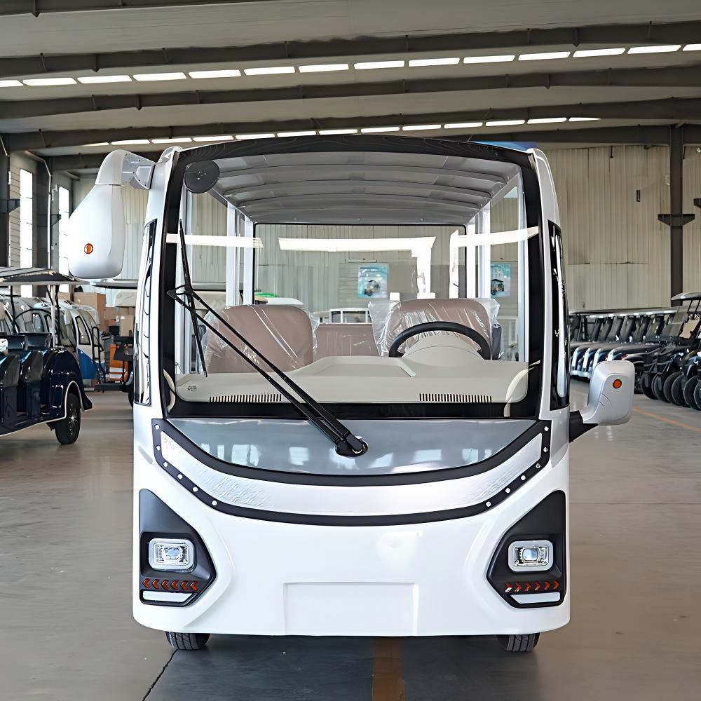 8 seater electric sightseeing cart | open air & comfortable, suitable for scenic areas, resorts & commercial districts