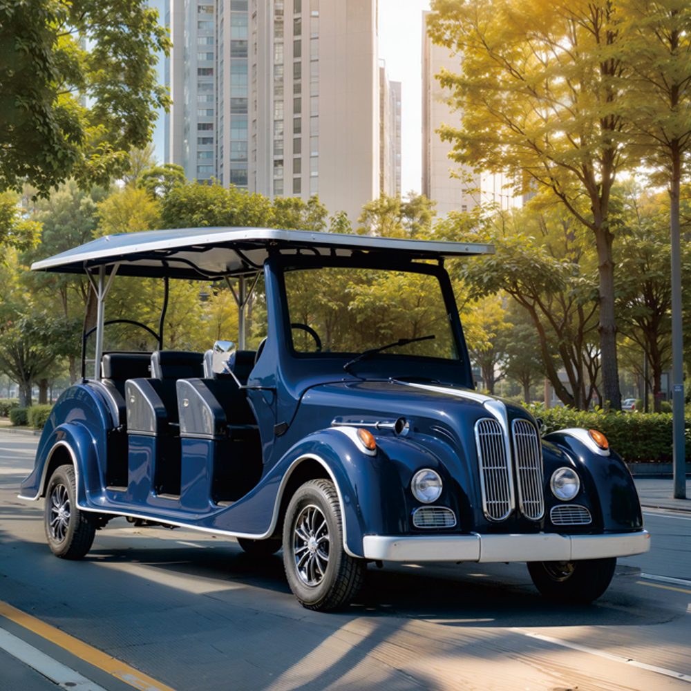 custom vintage style golf cart | retro appearance, premium comfort & customizable for golf courses, luxury resorts & private clubs
