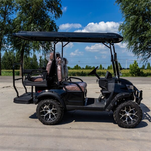 premium 4 seater electric golf cart | luxury comfort & full oem custom service for resorts