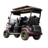 4 seater luxury electric golf cart | full oem customization, premium leather seats for 5 star resorts & private clubs