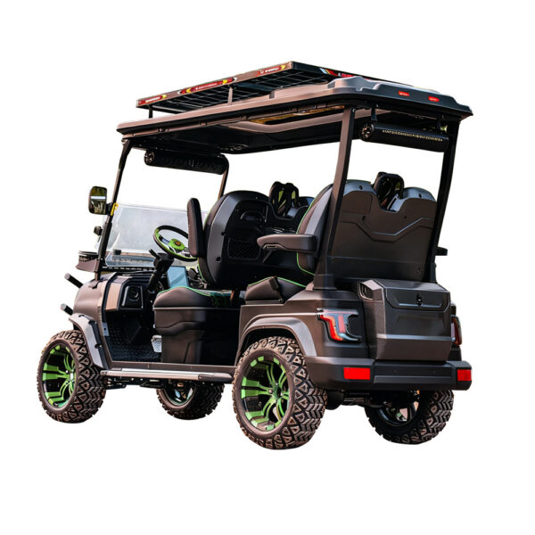 4 seater luxury electric golf cart | full oem customization, premium leather seats for 5 star resorts & private clubs