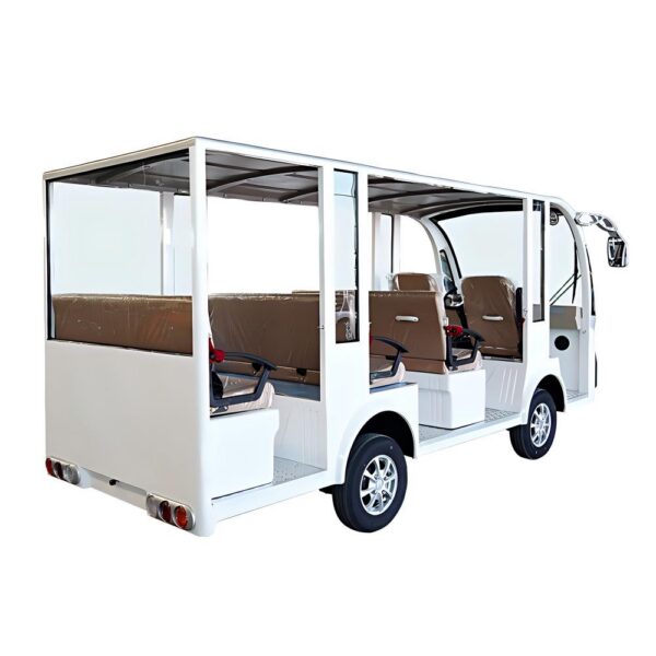 8 seater electric sightseeing cart | open air & comfortable, suitable for scenic areas, resorts & commercial districts