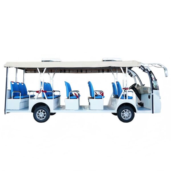 14 seater electric sightseeing bus | large capacity, stable & comfortable for scenic areas, parks & campus shuttle