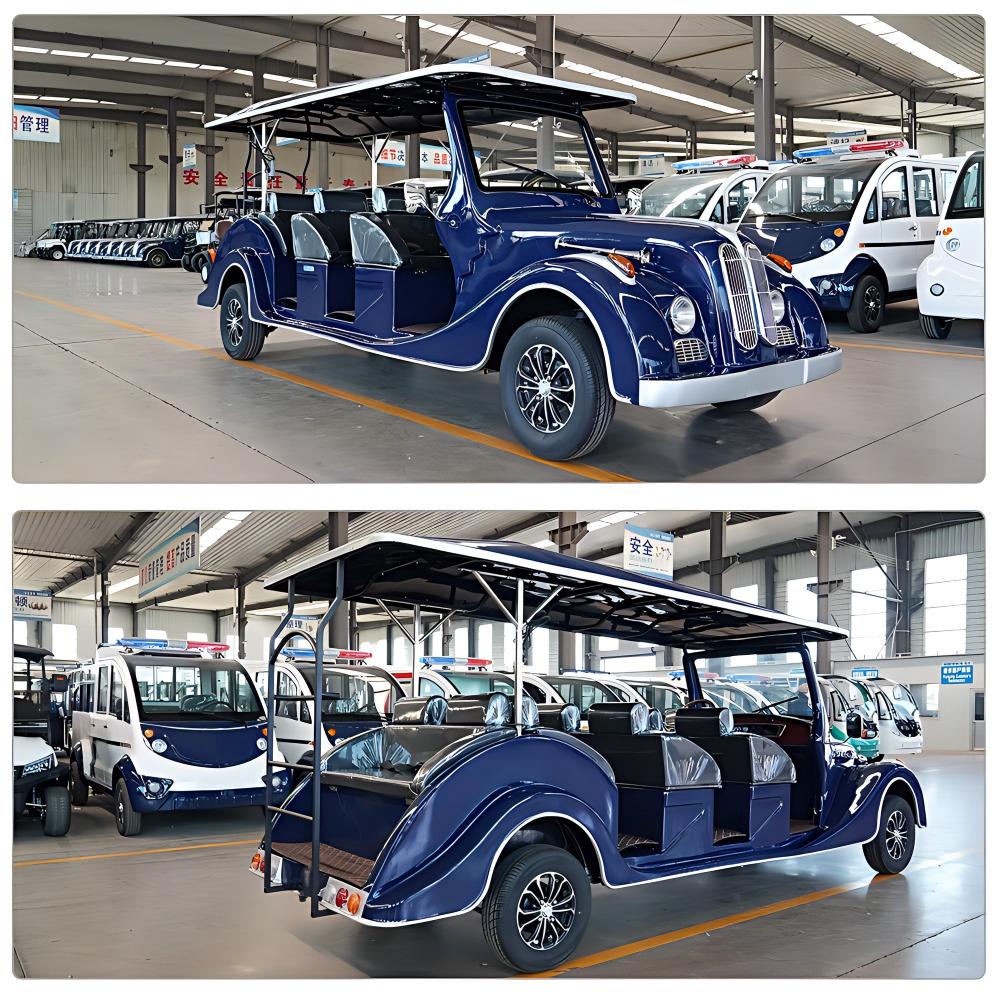 custom vintage style golf cart | retro appearance, premium comfort & customizable for golf courses, luxury resorts & private clubs