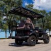 premium 4 seater electric golf cart | luxury comfort & full oem custom service for resorts