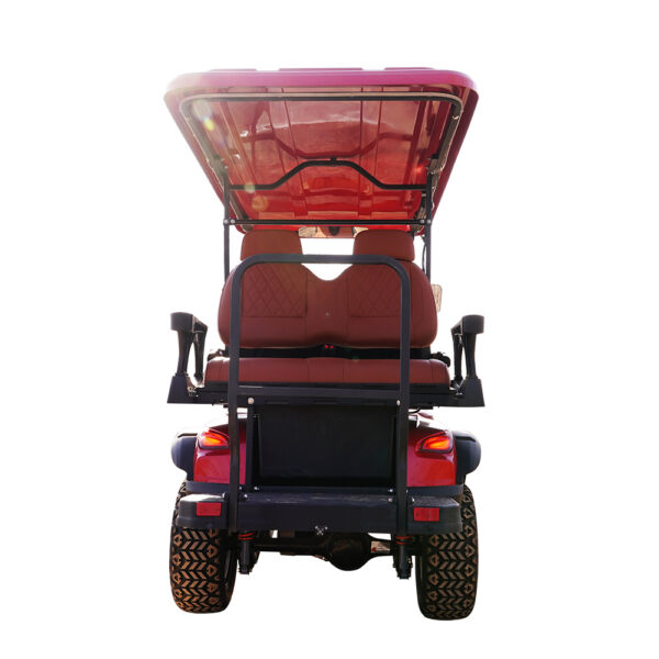 4 seater lightweight electric golf cart | portable, easy to maneuver for small golf courses & communities
