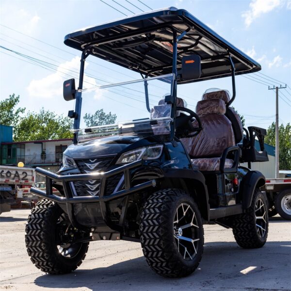 premium 4 seater electric golf cart | luxury comfort & full oem custom service for resorts