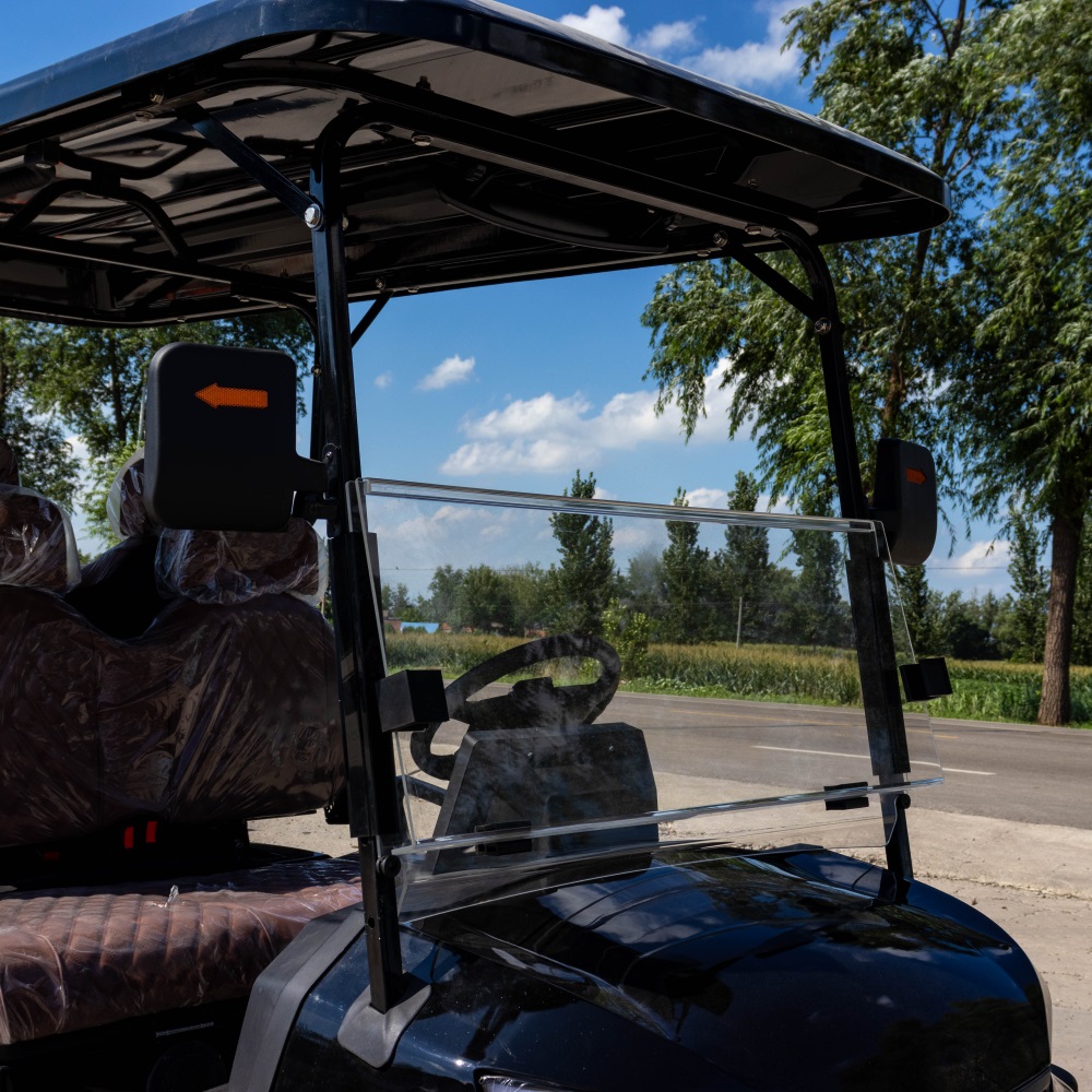 premium 4 seater electric golf cart | luxury comfort & full oem custom service for resorts