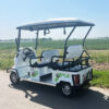 4 seater off road electric golf cart | high traction for mountain golf courses & scenic areas