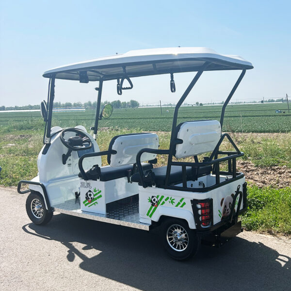 4 seater off road electric golf cart | high traction for mountain golf courses & scenic areas