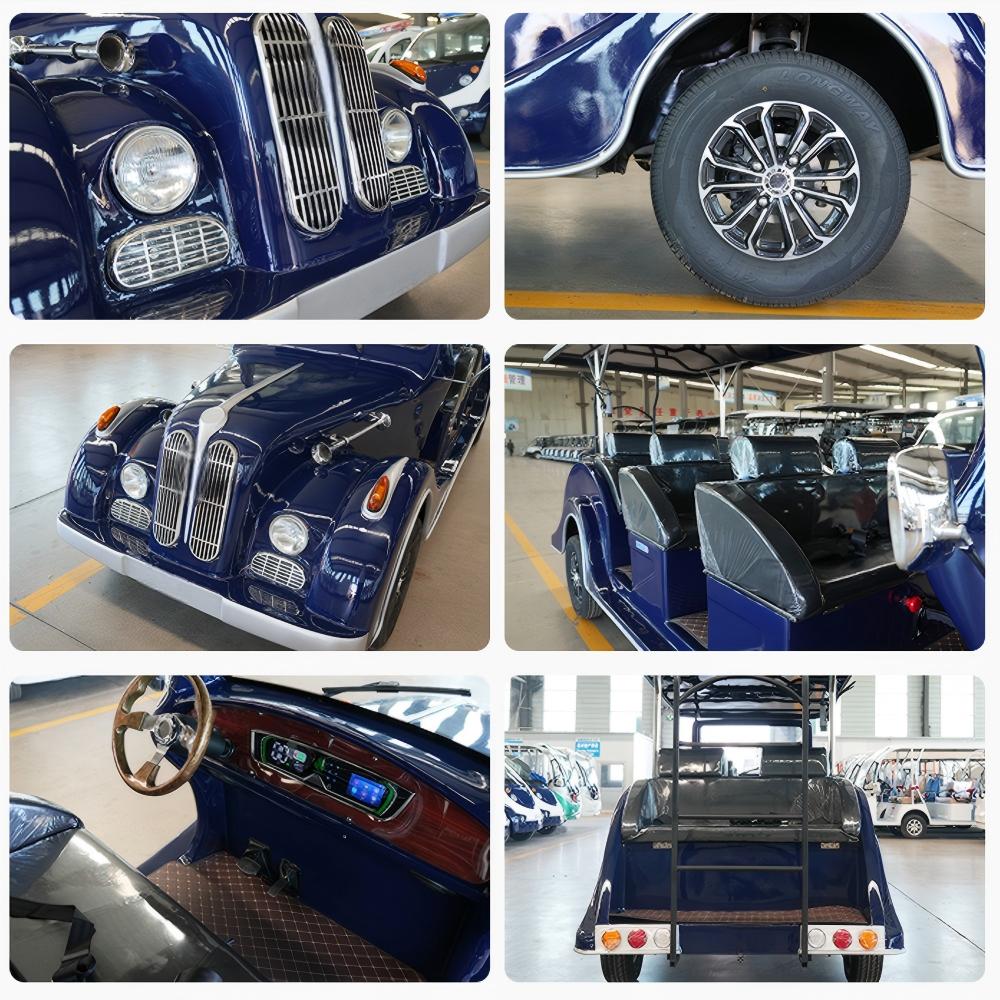 custom vintage style golf cart | retro appearance, premium comfort & customizable for golf courses, luxury resorts & private clubs