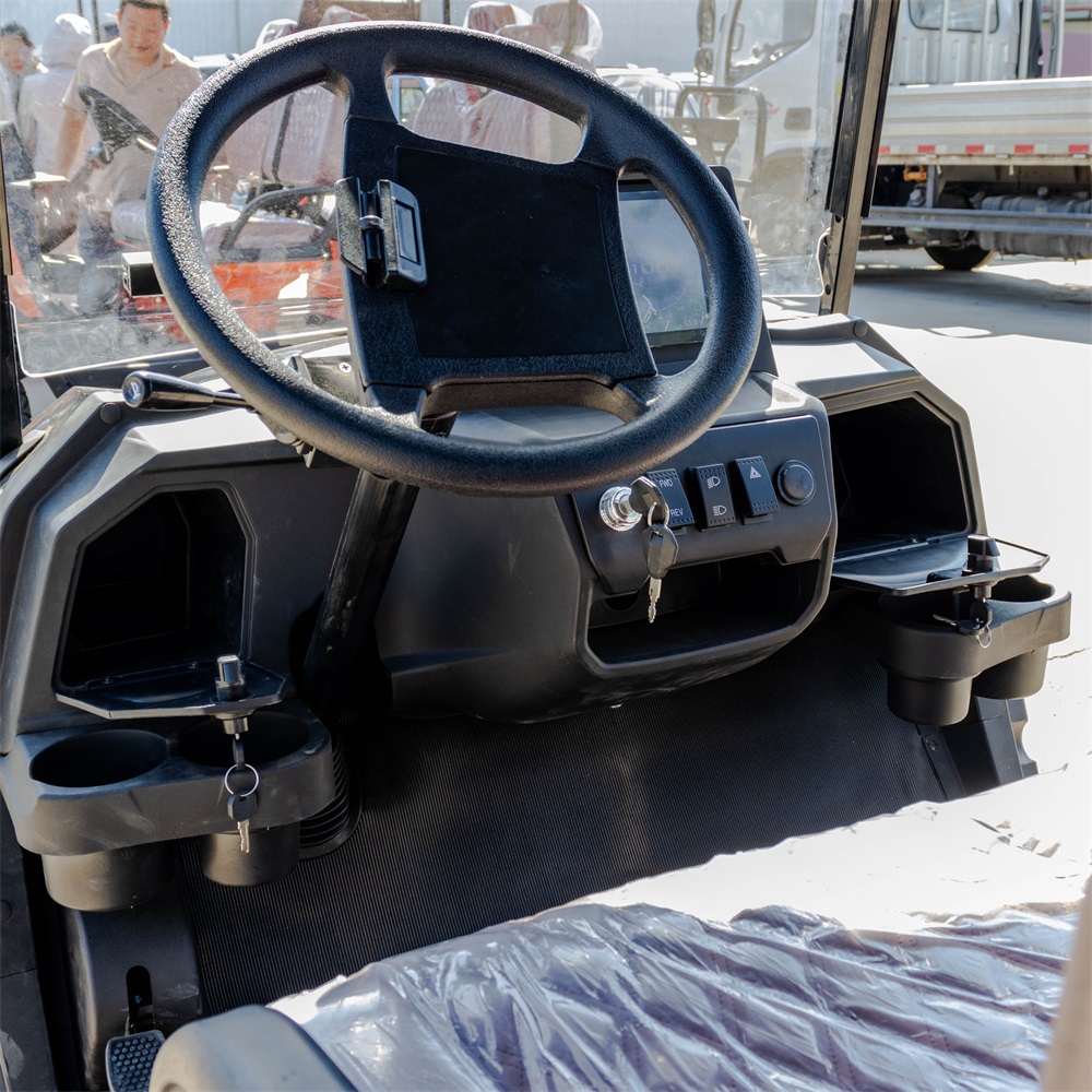premium 4 seater electric golf cart | luxury comfort & full oem custom service for resorts