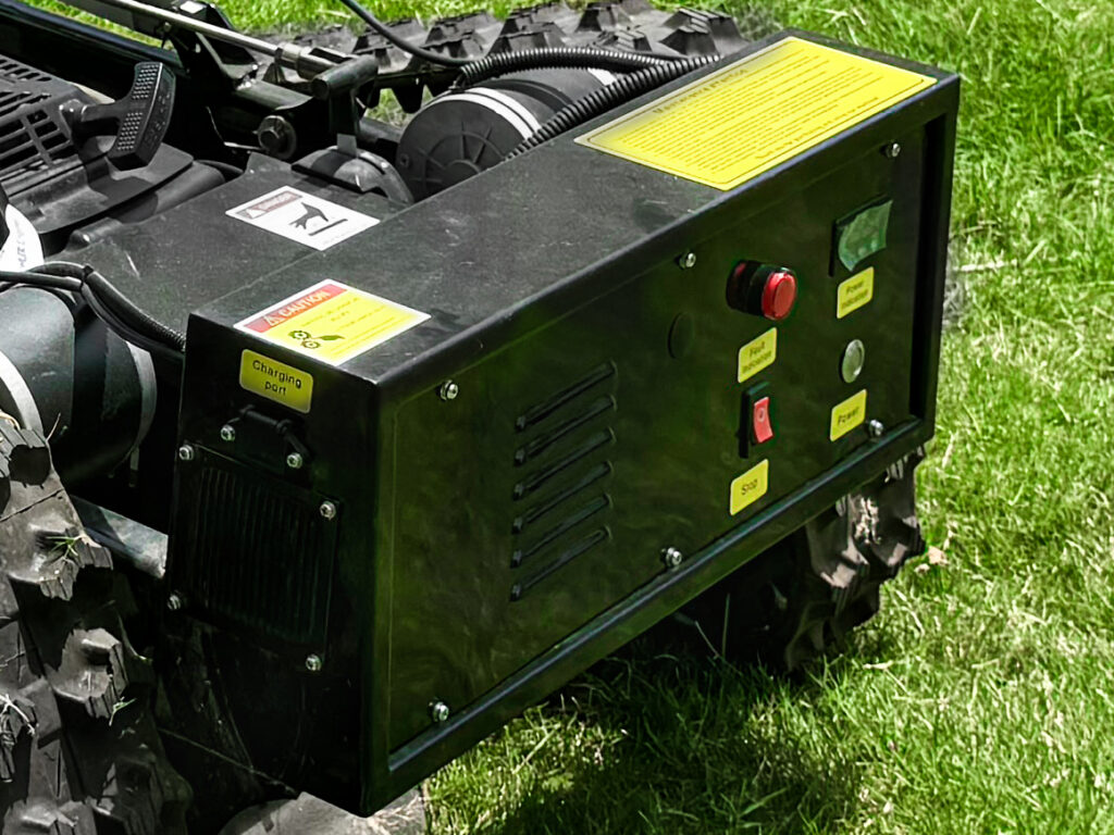 550d tracked lawn mower | high efficiency, durable & cost effective for farms, orchards & slope lands