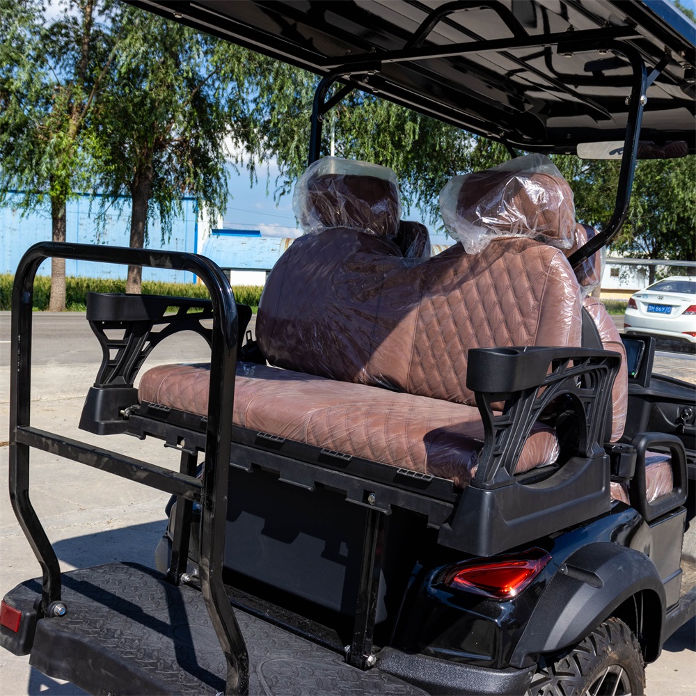 premium 4 seater electric golf cart | luxury comfort & full oem custom service for resorts