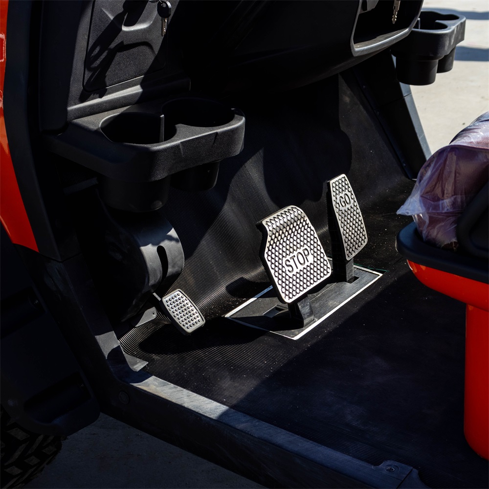 6 seater electric golf cart | multi scene shuttle, comfortable & durable for golf courses, resorts & communities