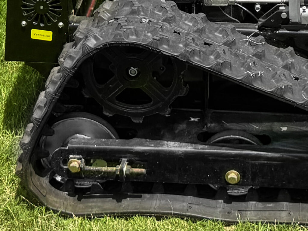 550d tracked lawn mower | high efficiency, durable & cost effective for farms, orchards & slope lands