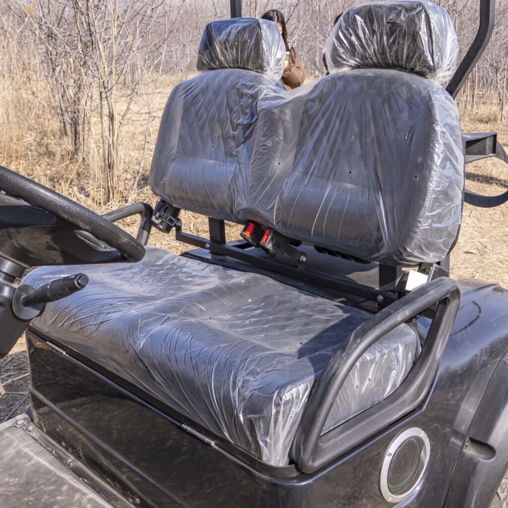 4 seat gasoline golf cart | powerful, fuel efficient & durable for golf courses, resorts & private villas